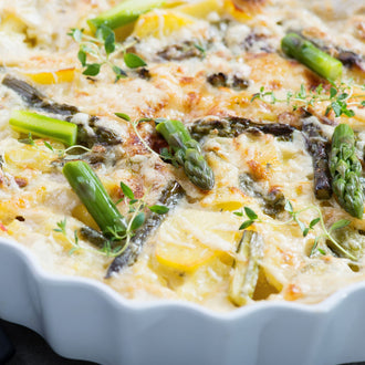 Cheesy Asparagus Bake